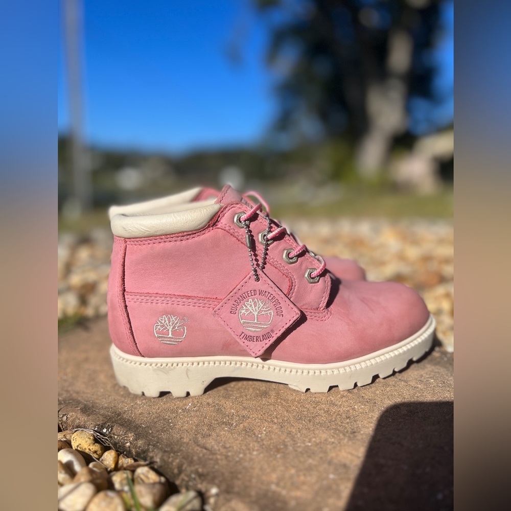 Timberland Chukka Boots Women 6.5 Pink